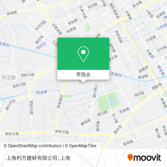 上海利方建材有限公司地图