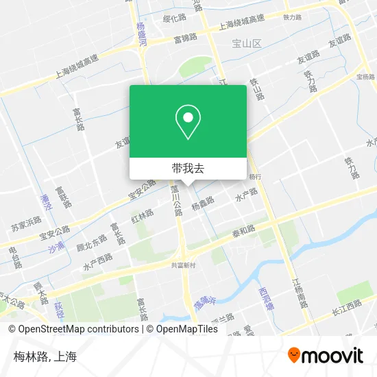 梅林路地图