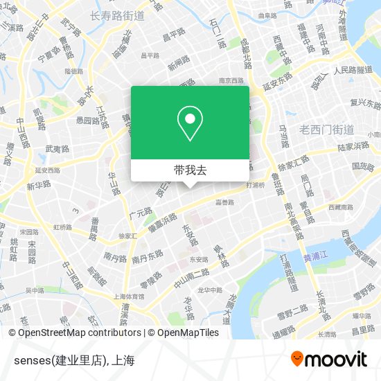 senses(建业里店)地图