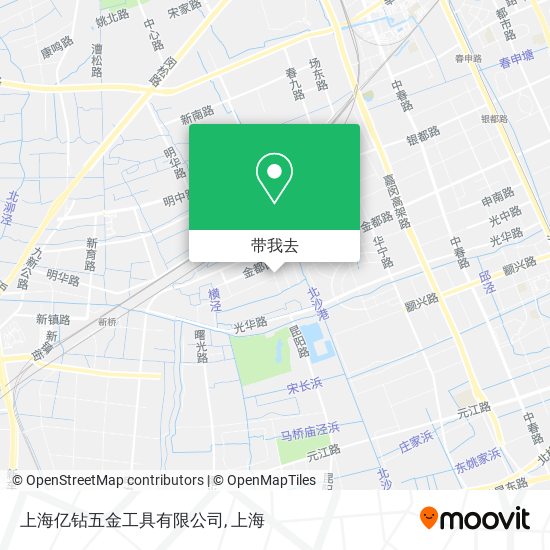 上海亿钻五金工具有限公司地图