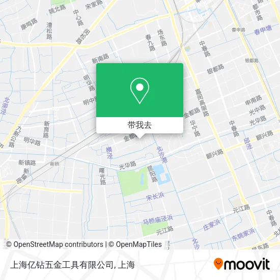 上海亿钻五金工具有限公司地图