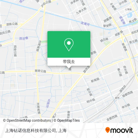 上海钻诺信息科技有限公司地图