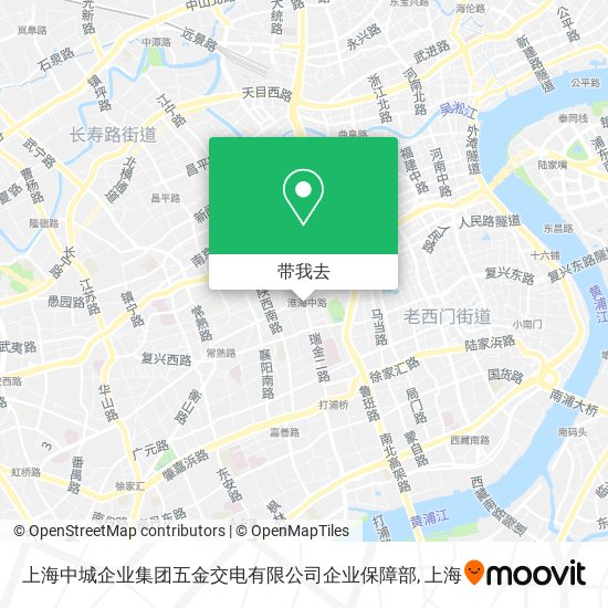 上海中城企业集团五金交电有限公司企业保障部地图