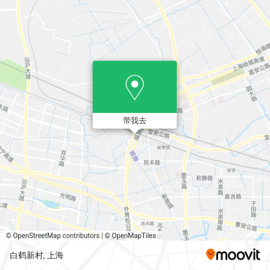 白鹤新村地图