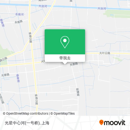 光星中心河(一号桥)地图