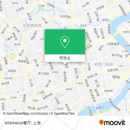 606thecut餐厅地图