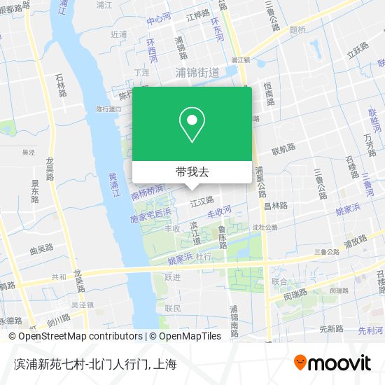 滨浦新苑七村-北门人行门地图
