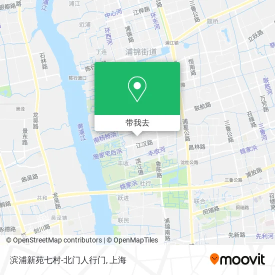 滨浦新苑七村-北门人行门地图