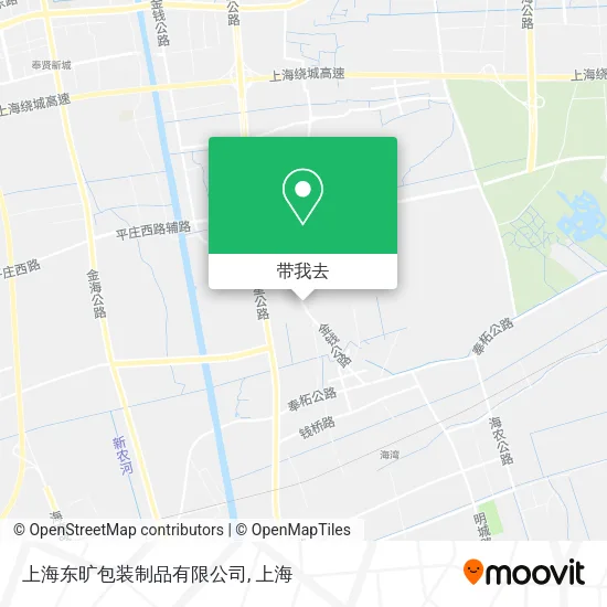 上海东旷包装制品有限公司地图