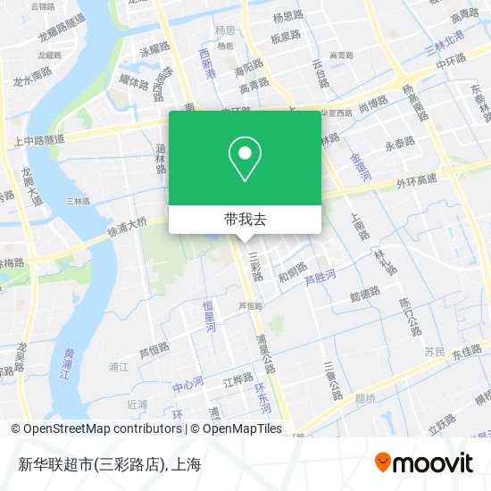新华联超市(三彩路店)地图