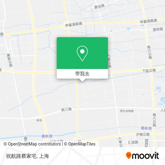 祝航路蔡家宅地图
