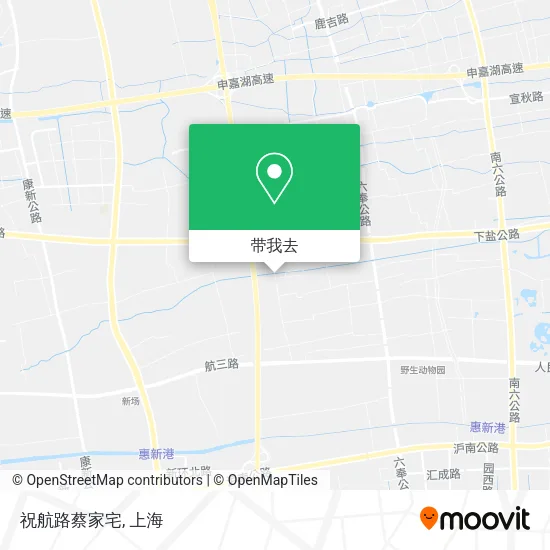 祝航路蔡家宅地图