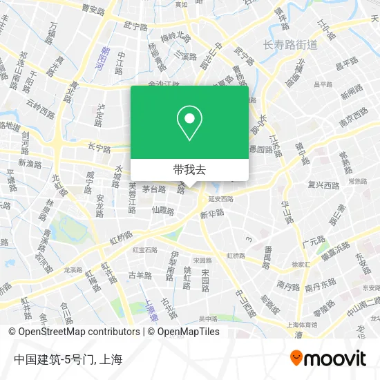 中国建筑-5号门地图