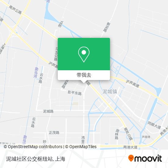 泥城社区公交枢纽站地图