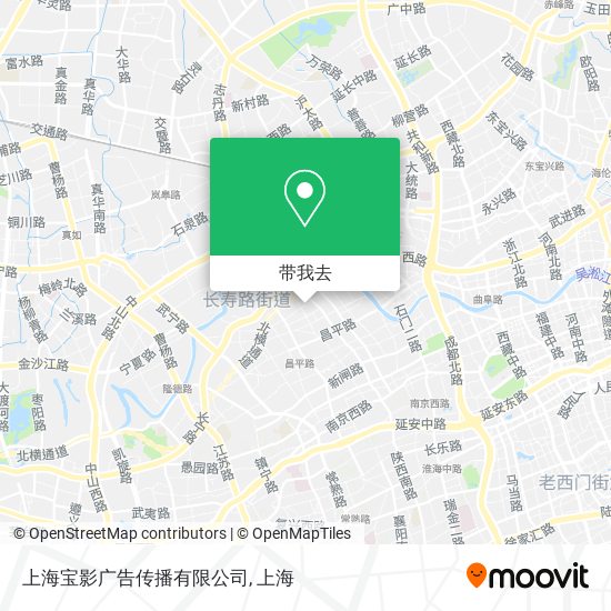 上海宝影广告传播有限公司地图