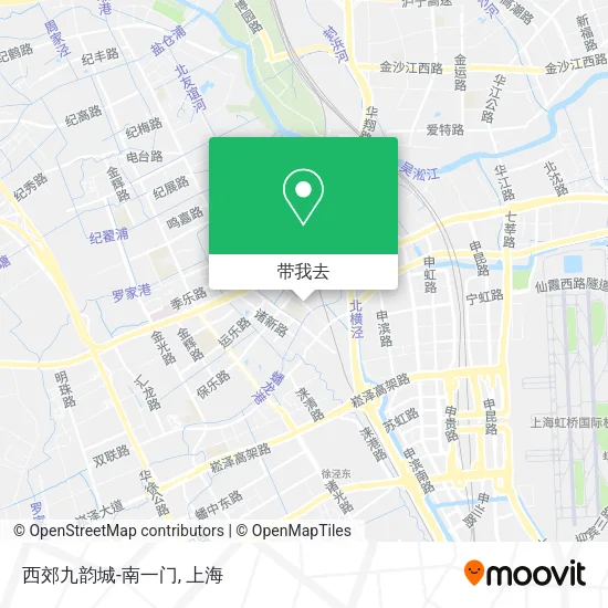 西郊九韵城-南一门地图