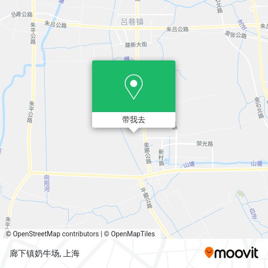 廊下镇奶牛场地图