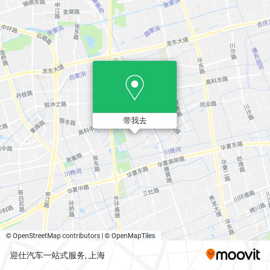 迎仕汽车一站式服务地图