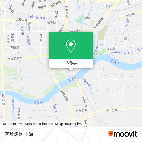 西堆场路地图