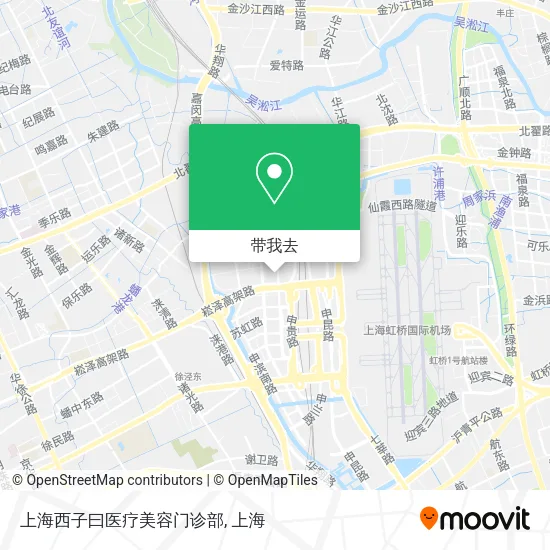 上海西子曰医疗美容门诊部地图