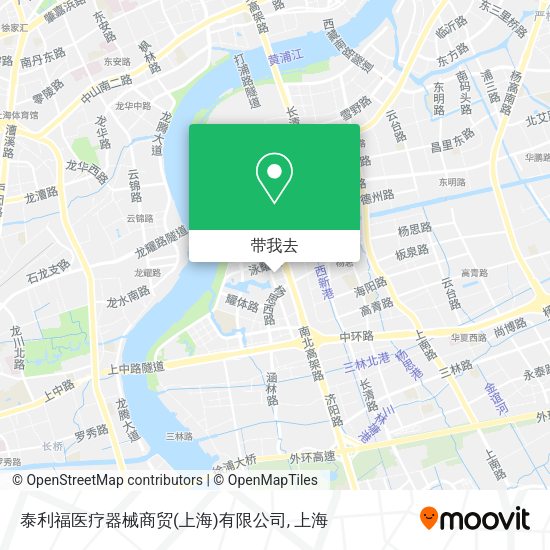泰利福医疗器械商贸(上海)有限公司地图