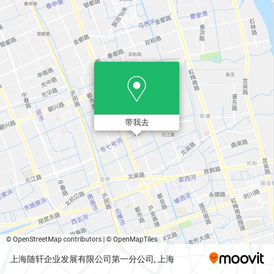 上海随轩企业发展有限公司第一分公司地图