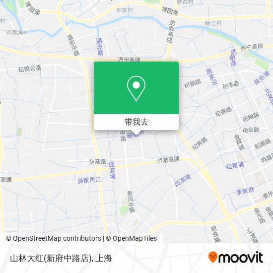 山林大红(新府中路店)地图