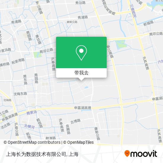 上海长为数据技术有限公司地图