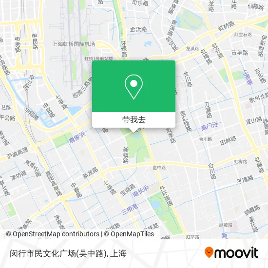 闵行市民文化广场(吴中路)地图
