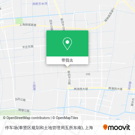 停车场(奉贤区规划和土地管理局五所东南)地图