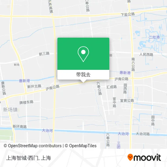 上海智城-西门地图