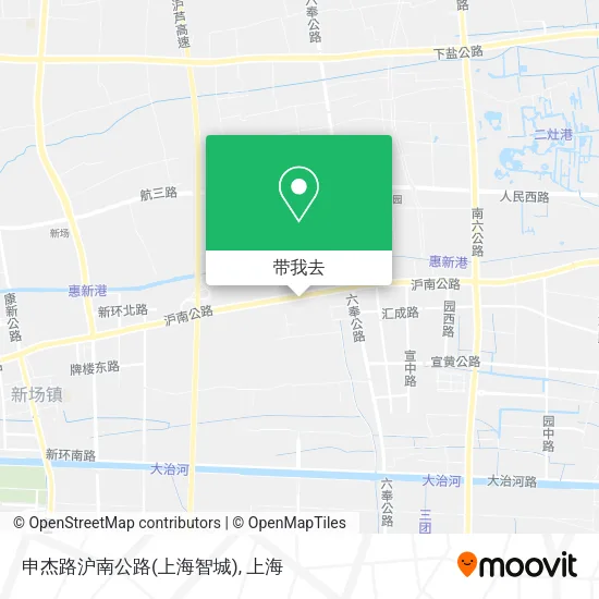 申杰路沪南公路(上海智城)地图