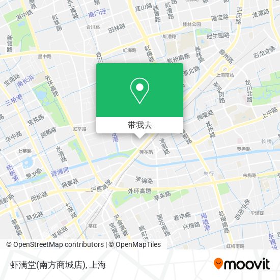 虾满堂(南方商城店)地图