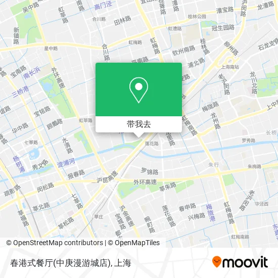 春港式餐厅(中庚漫游城店)地图