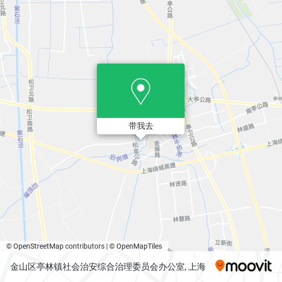 金山区亭林镇社会治安综合治理委员会办公室地图