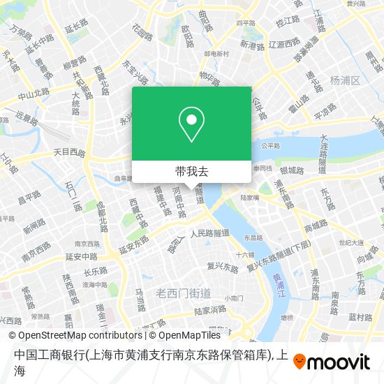 中国工商银行(上海市黄浦支行南京东路保管箱库)地图