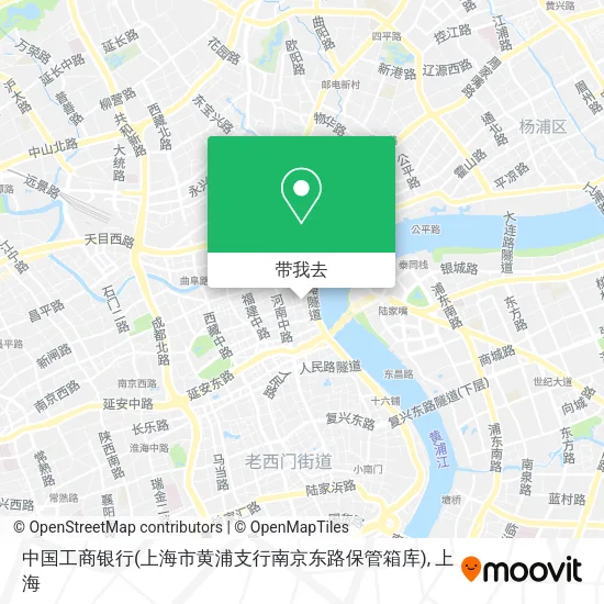 中国工商银行(上海市黄浦支行南京东路保管箱库)地图