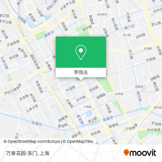 万泰花园-东门地图