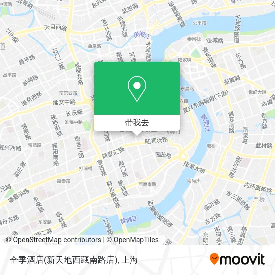 全季酒店(新天地西藏南路店)地图