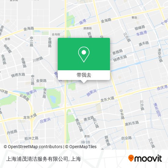 上海浦茂清洁服务有限公司地图