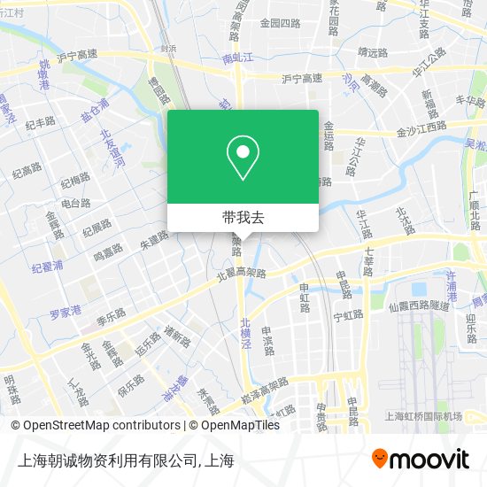 上海朝诚物资利用有限公司地图