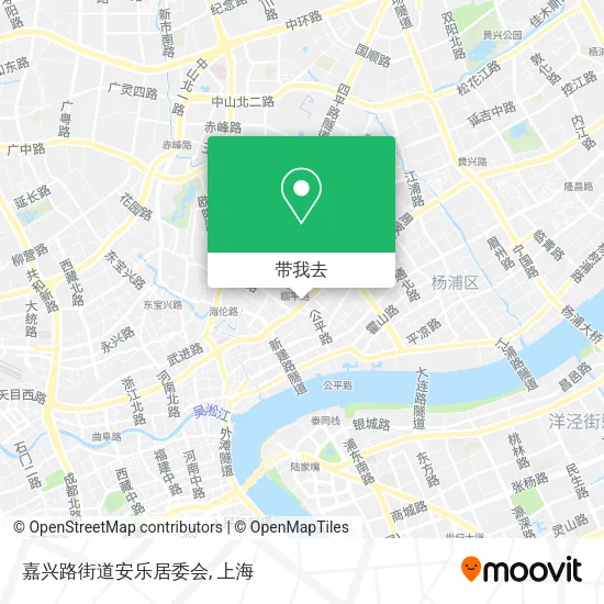 嘉兴路街道安乐居委会地图