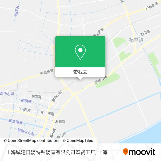 上海城建日沥特种沥青有限公司奉贤工厂地图