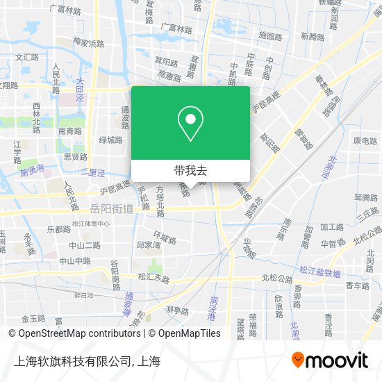 上海软旗科技有限公司地图