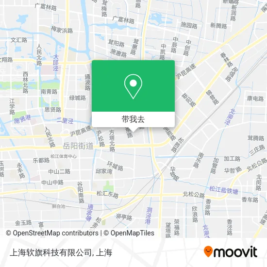 上海软旗科技有限公司地图