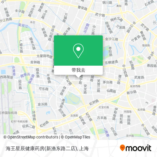 海王星辰健康药房(新渔东路二店)地图