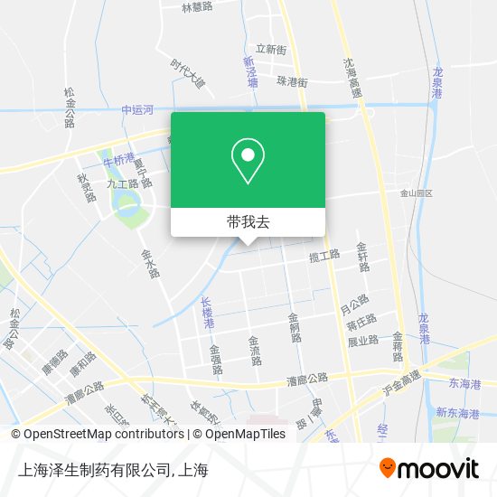 上海泽生制药有限公司地图