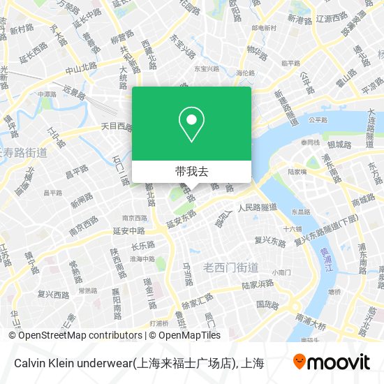 Calvin Klein underwear(上海来福士广场店)地图