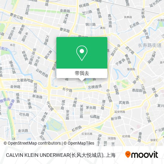 CALVIN KLEIN UNDERWEAR(长风大悦城店)地图