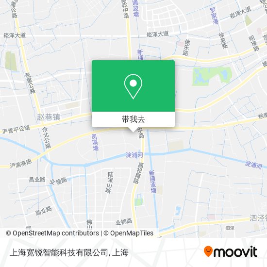 上海宽锐智能科技有限公司地图